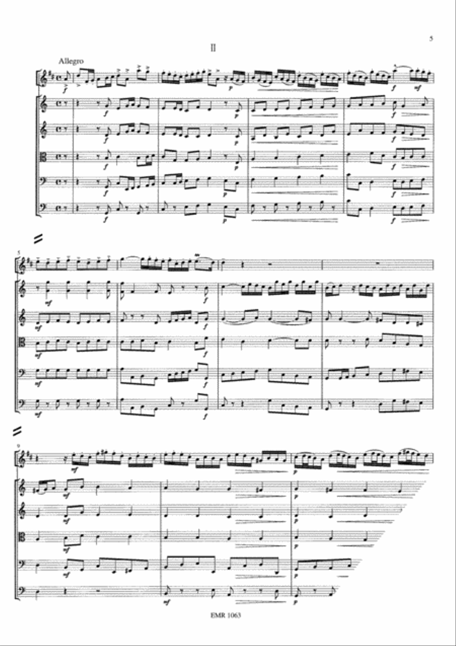 Konzert C-Dur String Orchestra scores gallery preview page 4