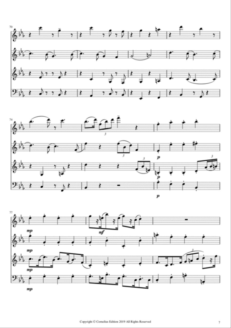 Do Do Do Woodwind Quartet George Gershwin Woodwind Quartet scores gallery preview page 6