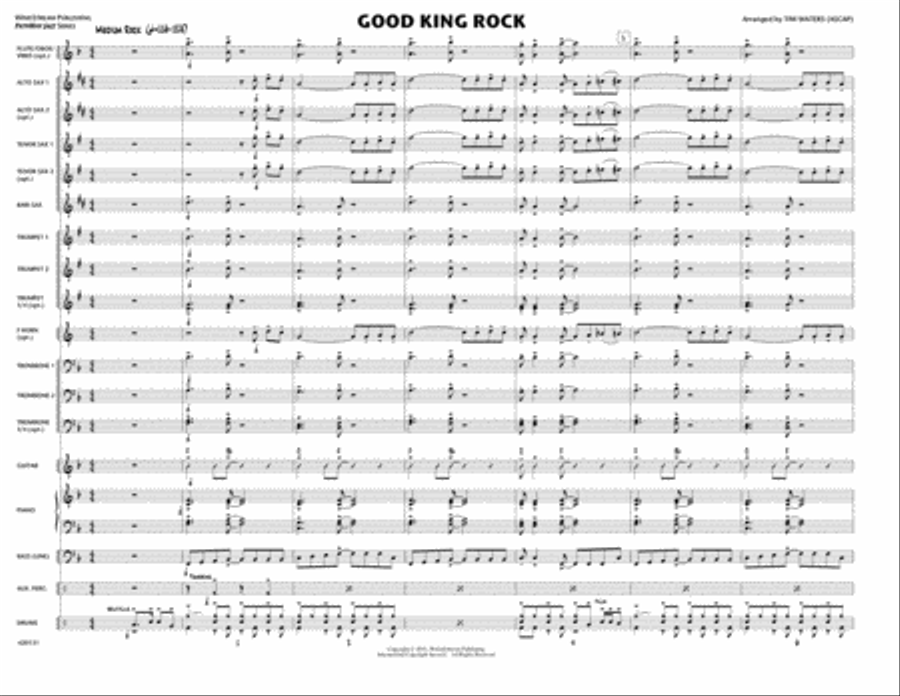 Good King Rock Good King Rock Jazz Ensemble scores gallery preview page 1