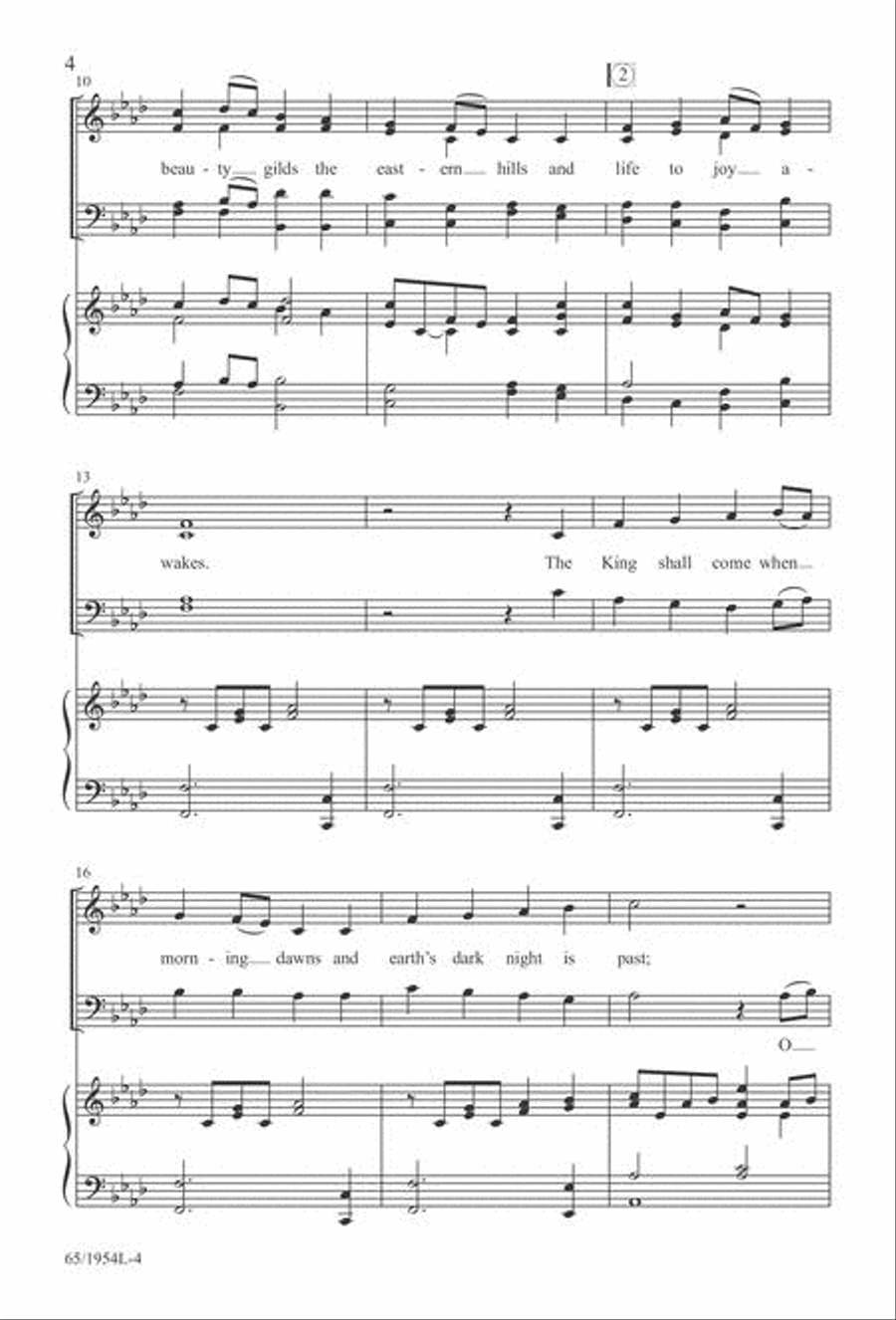The Promise of a King 4-Part scores gallery preview page 5