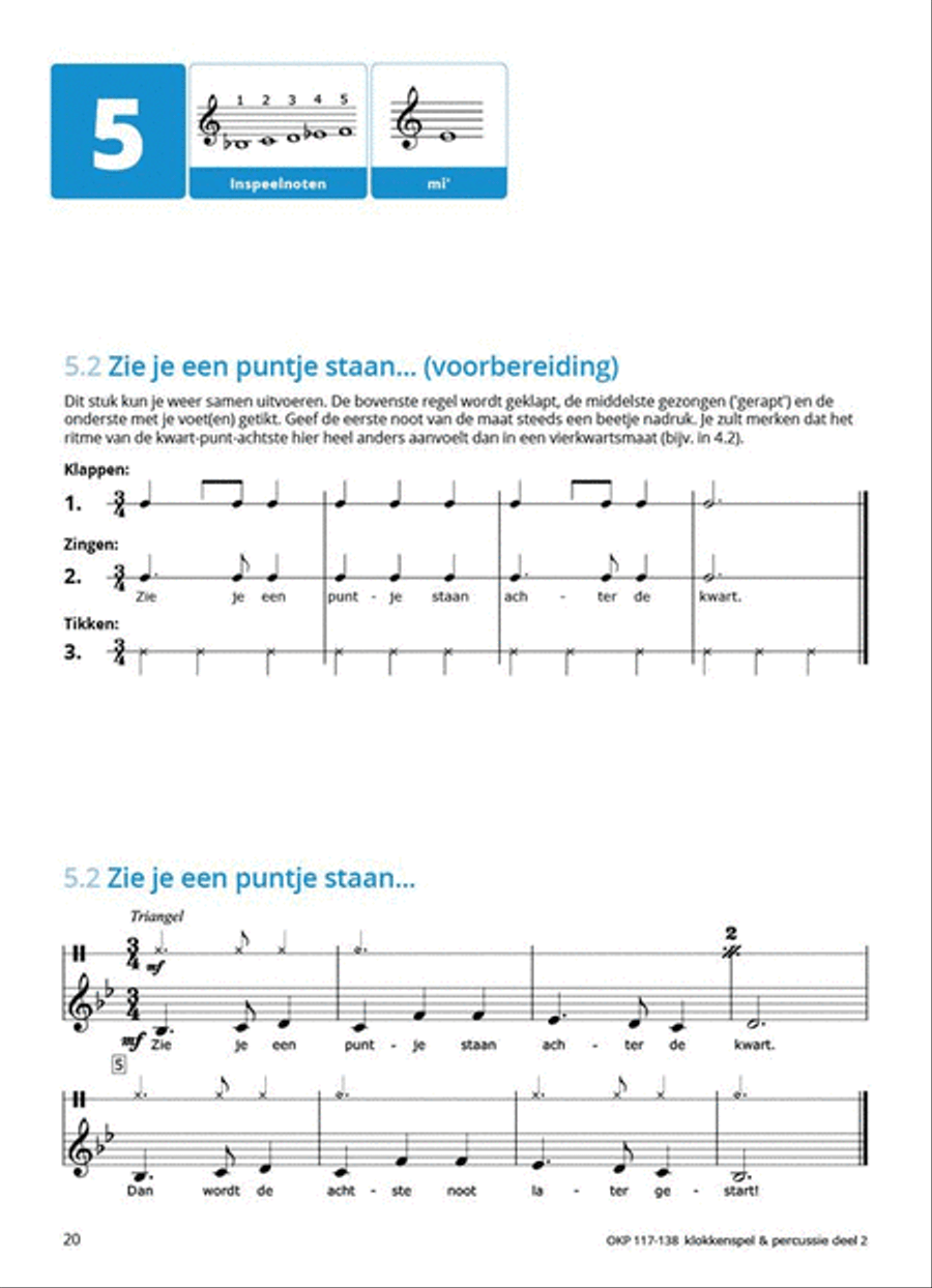 Samen Leren Samenspelen Vlaams Deel 2 Percussion scores gallery preview page 4