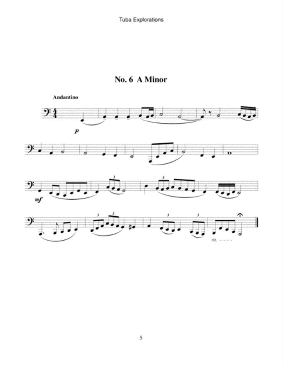 Tuba Explorations Tuba Explorations Tuba scores gallery preview page 6