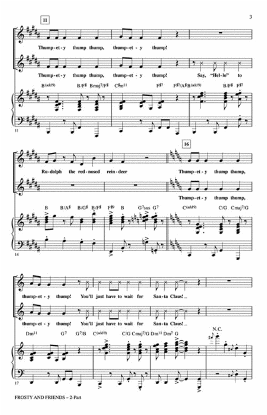 Frosty and Friends Frosty and Friends 2-Part scores gallery preview page 3