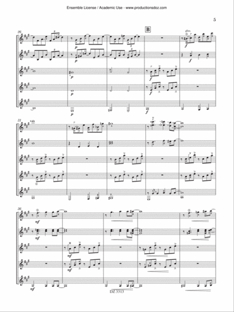 Carcasswing Guitar Ensemble scores gallery preview page 5