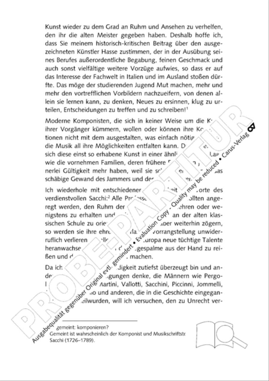 Hasse-Studien 8 Collection / Songbook scores gallery preview page 20