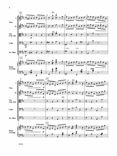 Pizzicato Polka (from the ballet Sylvia): Score