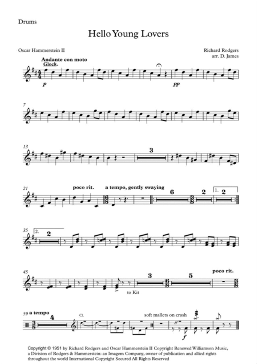 Hello, Young Lovers School and Community scores gallery preview page 4