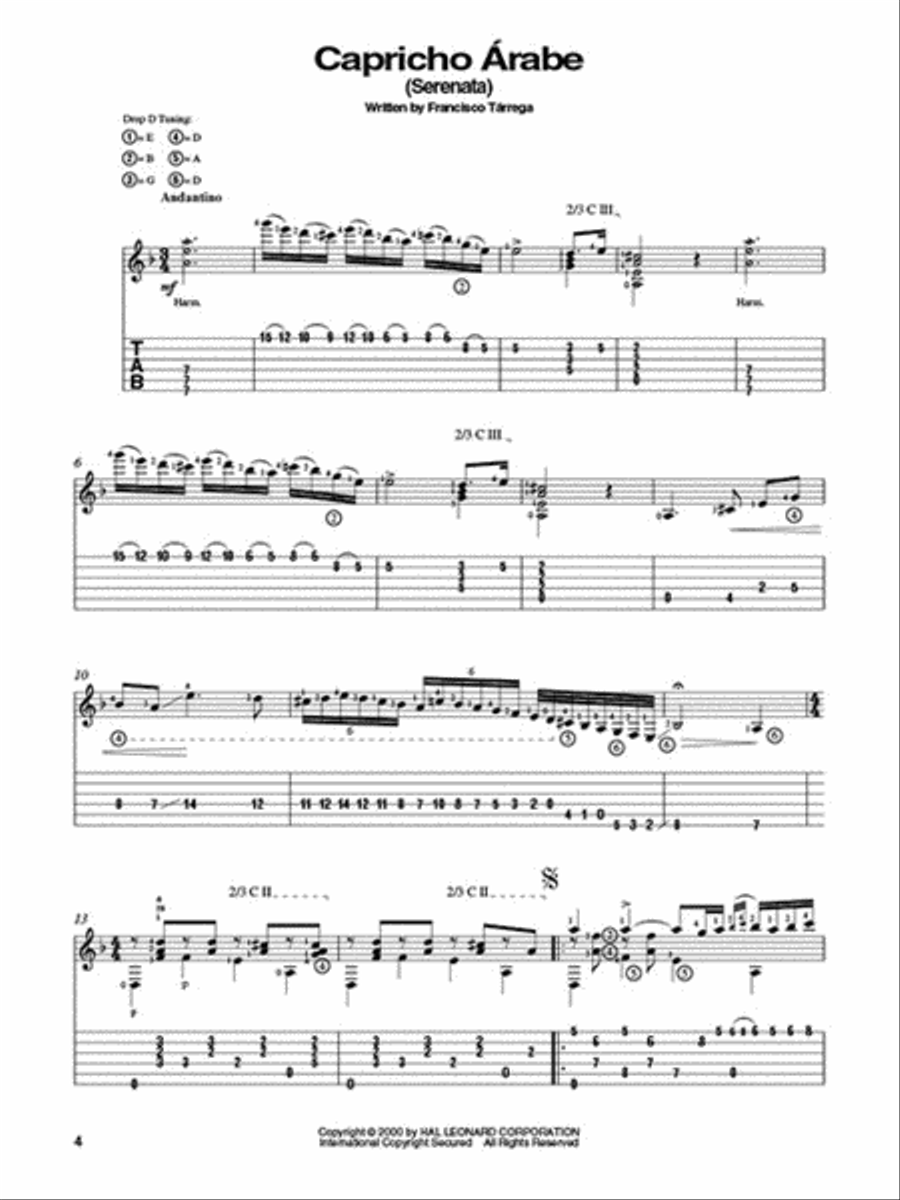 The Francisco Tárrega Collection Acoustic Guitar scores gallery preview page 3