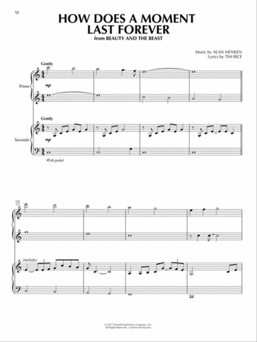 Contemporary Disney Duets – 2nd Edition 1 Piano, 4-Hands scores gallery preview page 3