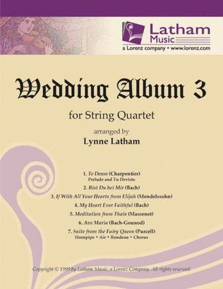 Wedding Album 3 For String Quartet Parts