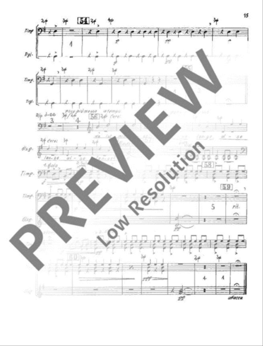 Carmina Burana Choir scores gallery preview page 18