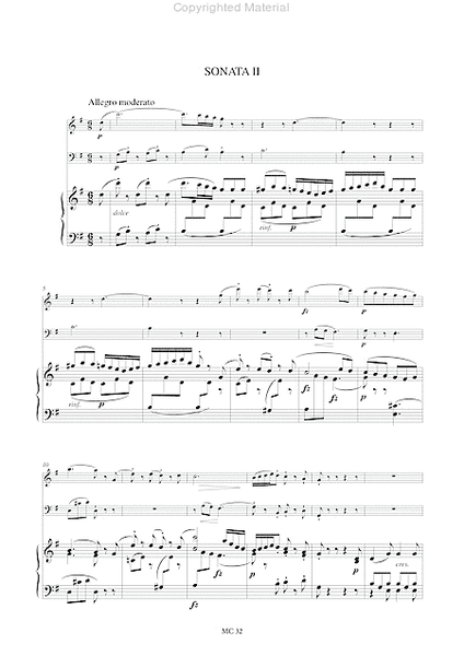 3 Sonatas Op. 29 for Piano (Harpsichord), Violin (Flute) and Violoncello