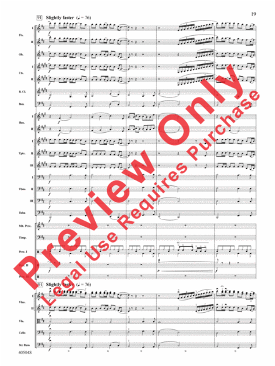 The Eagles on Tour The Eagles on Tour Full Orchestra scores gallery preview page 20