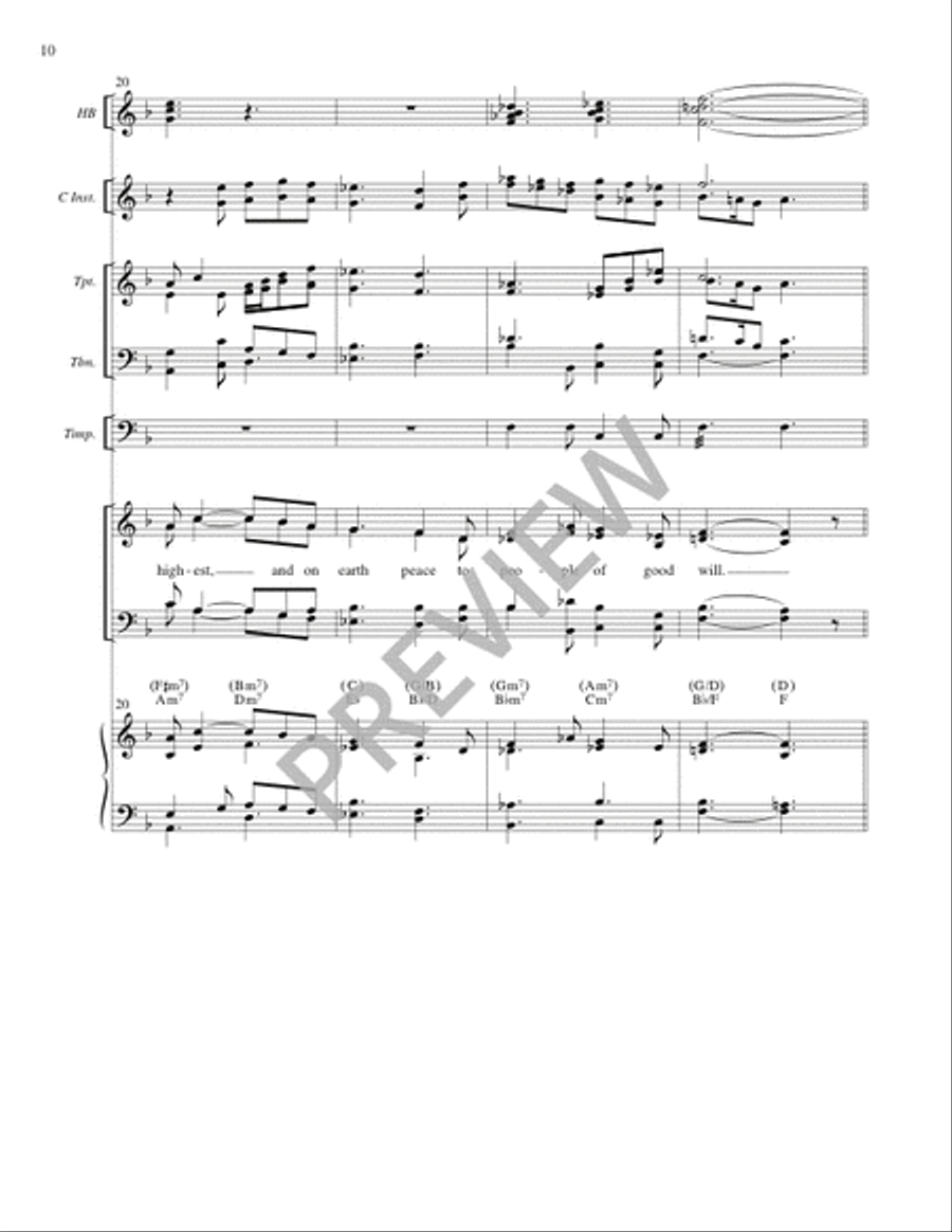 Storrington Mass (Full Score) 4-Part scores gallery preview page 11