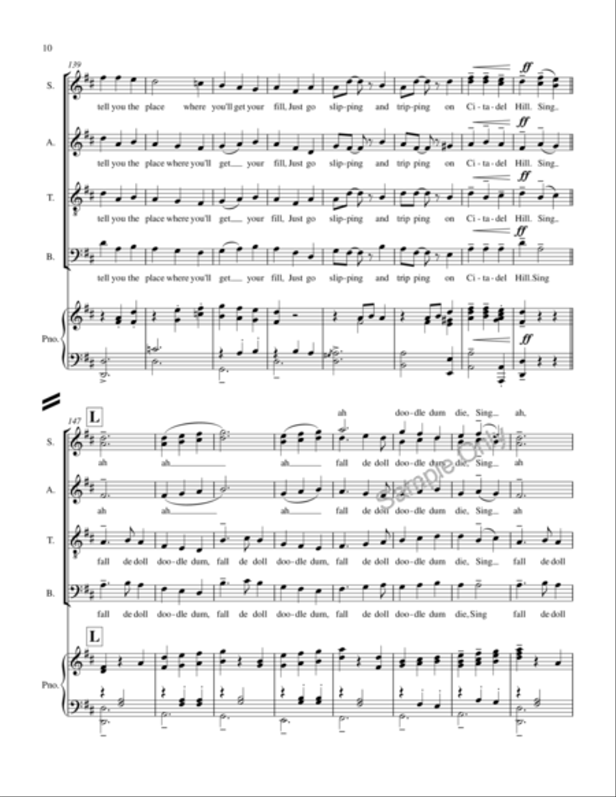 Citadel Hill 4-Part scores gallery preview page 12