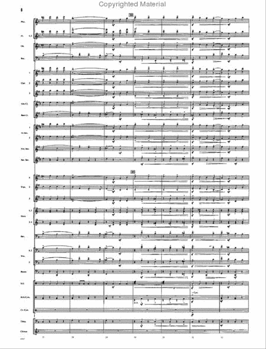 The Chimes of Liberty Concert Band scores gallery preview page 6
