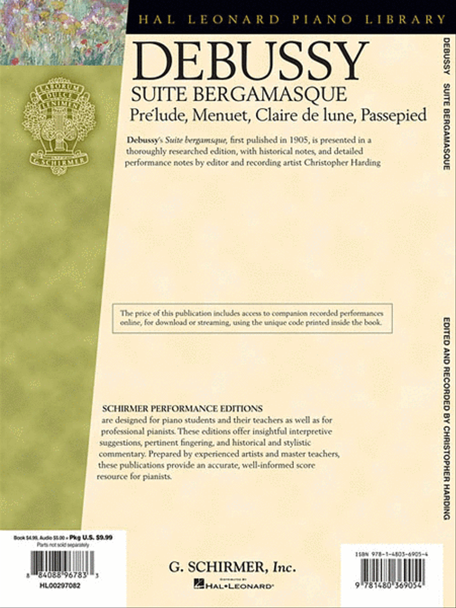 Debussy – Suite bergamasque Piano Solo scores gallery preview page 4