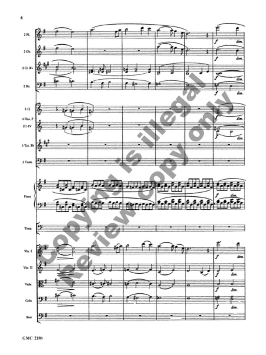 Symphonette in D (Additional Full Score) Orchestra scores gallery preview page 18