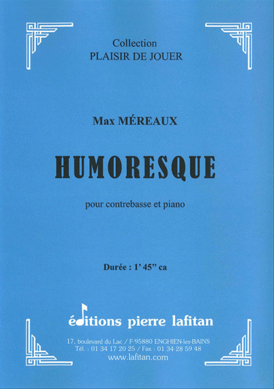 Humoresque Humoresque Double Bass scores gallery preview page 1