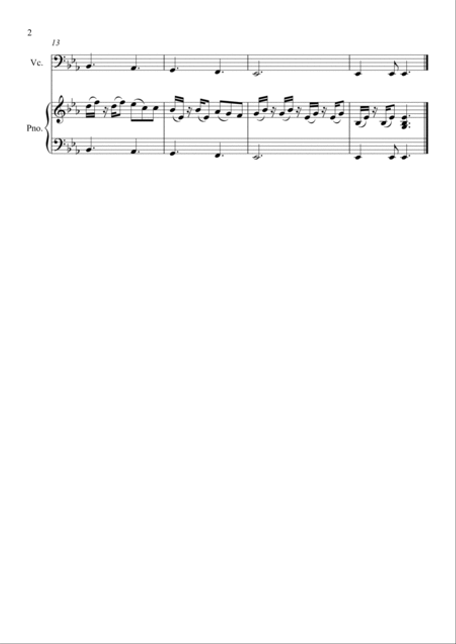 Swing Along (in E flat) Swing Along (in E flat) Piano scores gallery preview page 2