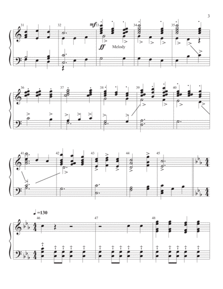 French Caroling- Bring a Torch, Pat-a-pan, He is Born- handbell arrangement for Level 2 (medium diff
