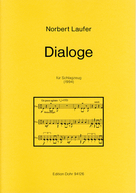 Dialoge (1994) -Fünf Stücke für Schlagzeug (ein Spieler)-