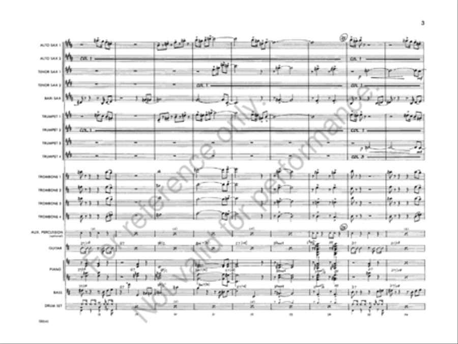 The Mad Grasshopper The Mad Grasshopper Jazz Ensemble scores gallery preview page 5