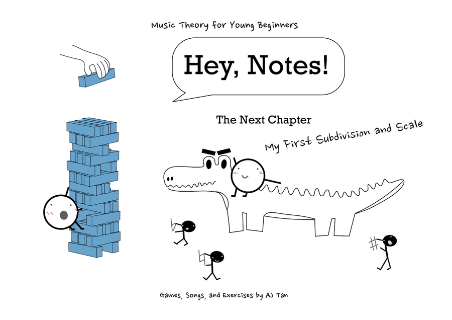 Music Theory for Young Beginners―“Hey, Notes!” - The Next Chapter Piano Method scores gallery preview page 1