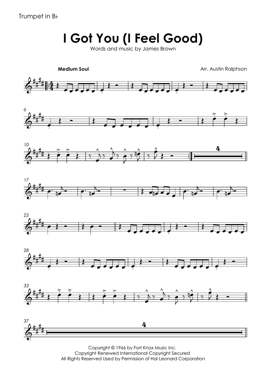 I Got You (I Feel Good) I Got You (I Feel Good) Small Ensemble scores gallery preview page 3