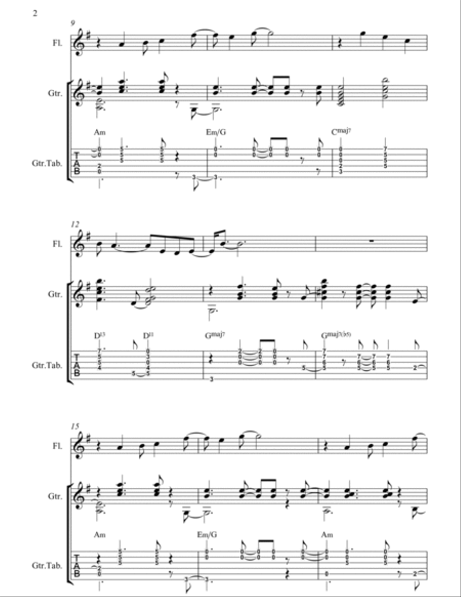And I Love Her Flute scores gallery preview page 2