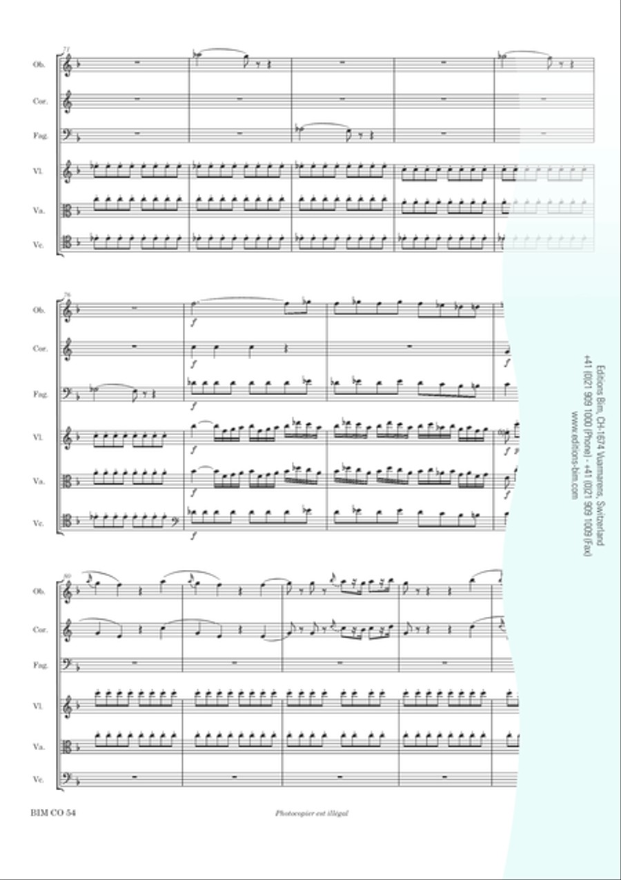Sesteto No 1 Bassoon scores gallery preview page 8