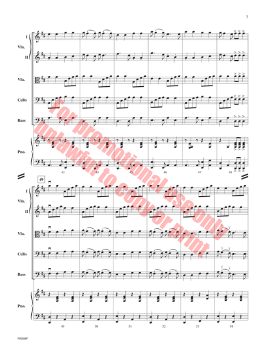 Stamp and Dance String Orchestra scores gallery preview page 8