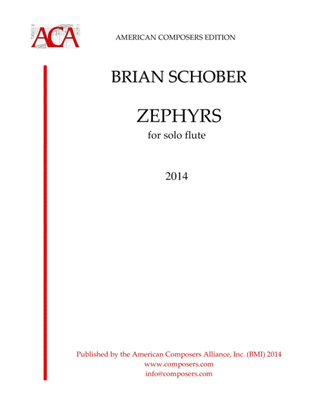 Book cover for [Schober] Zephyrs