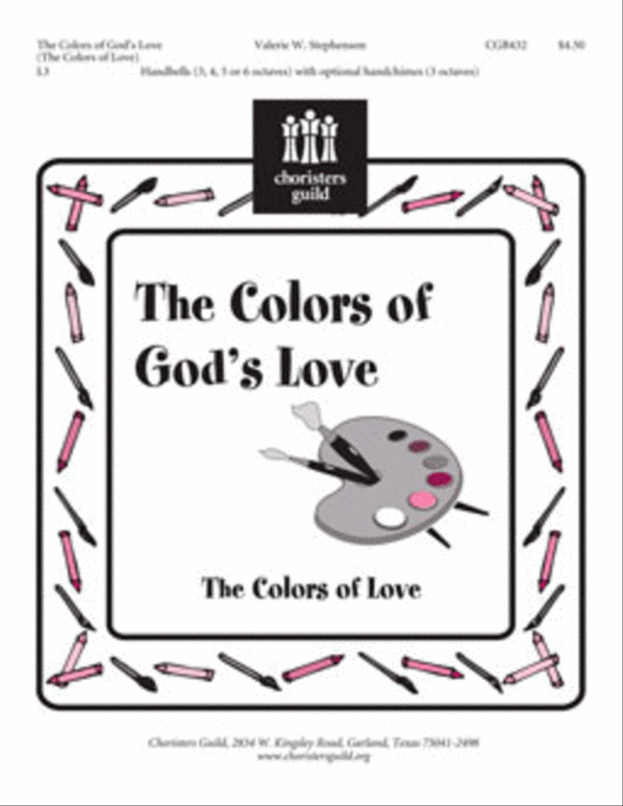 The Colors of God's Love (The Colors of Love) Handbell Choir scores gallery preview page 1
