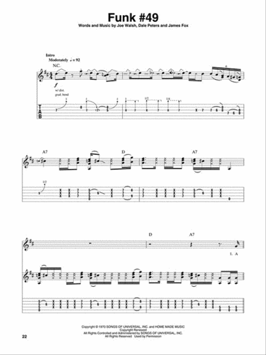 Funk Funk Electric Guitar scores gallery preview page 7