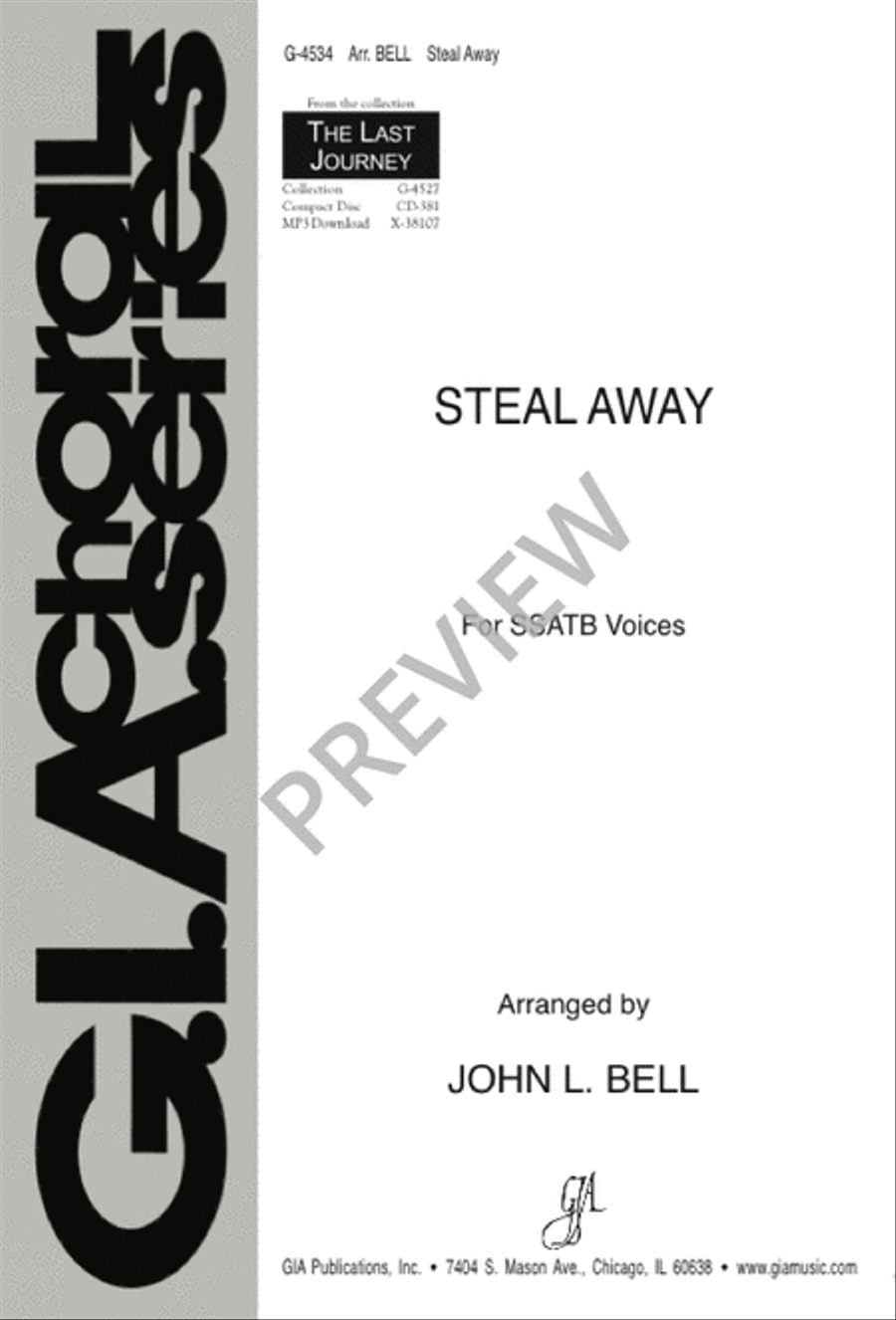 Steal Away Steal Away SSATB scores gallery preview page 1