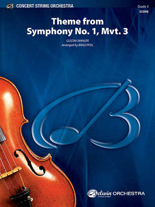 Book cover for Theme from Symphony No. 1, Mvt. 3