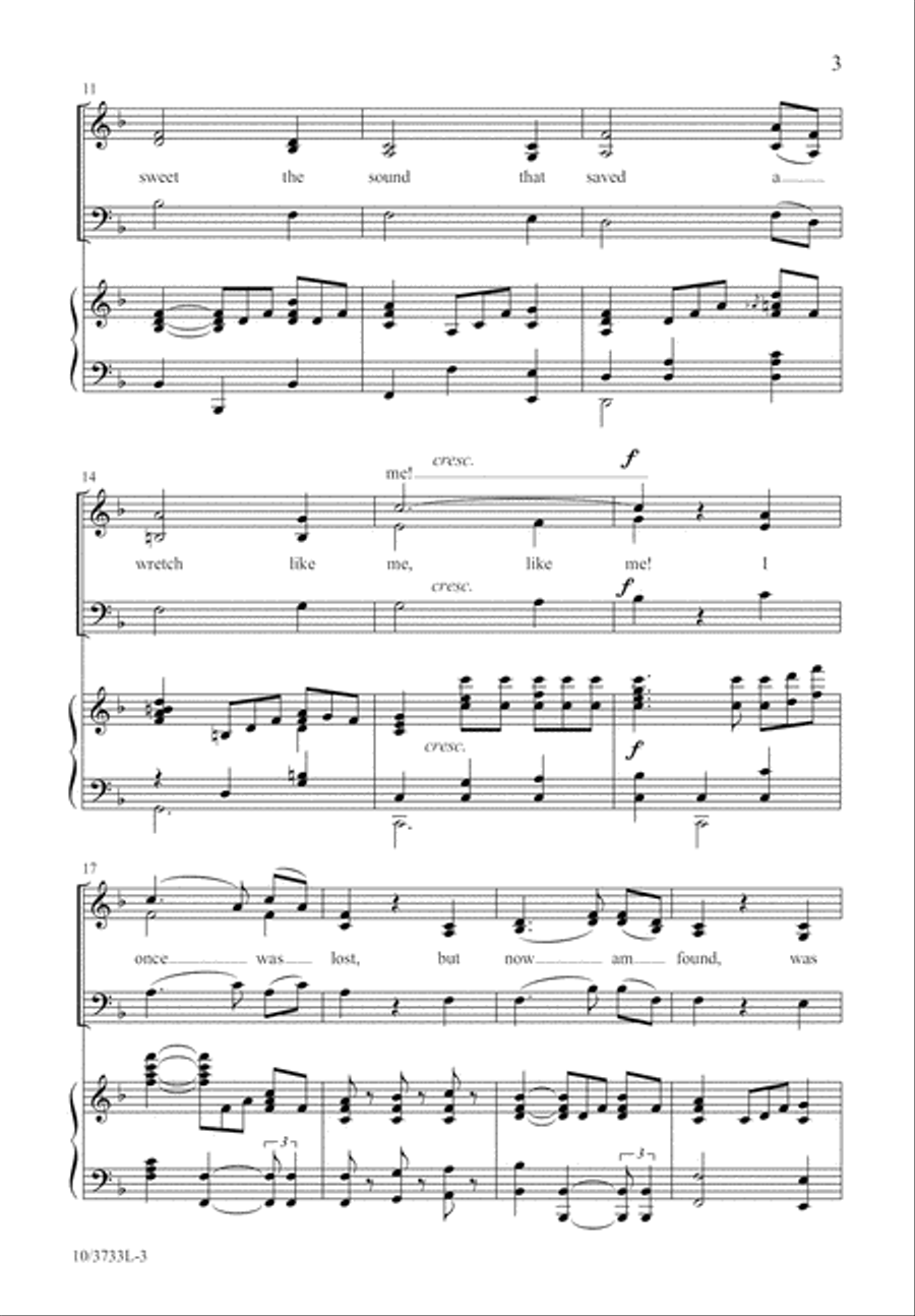 Bound for the Promised Land 3-Part scores gallery preview page 4
