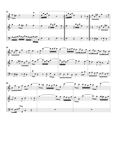 Trio sonata Op.1, no.1 RV 73 (Arrangement for 3 recorders (AAB))