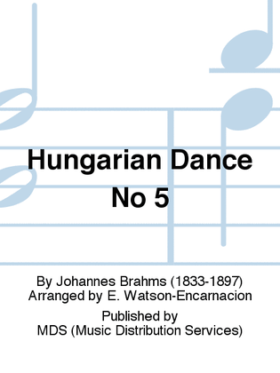 Book cover for Hungarian Dance No 5