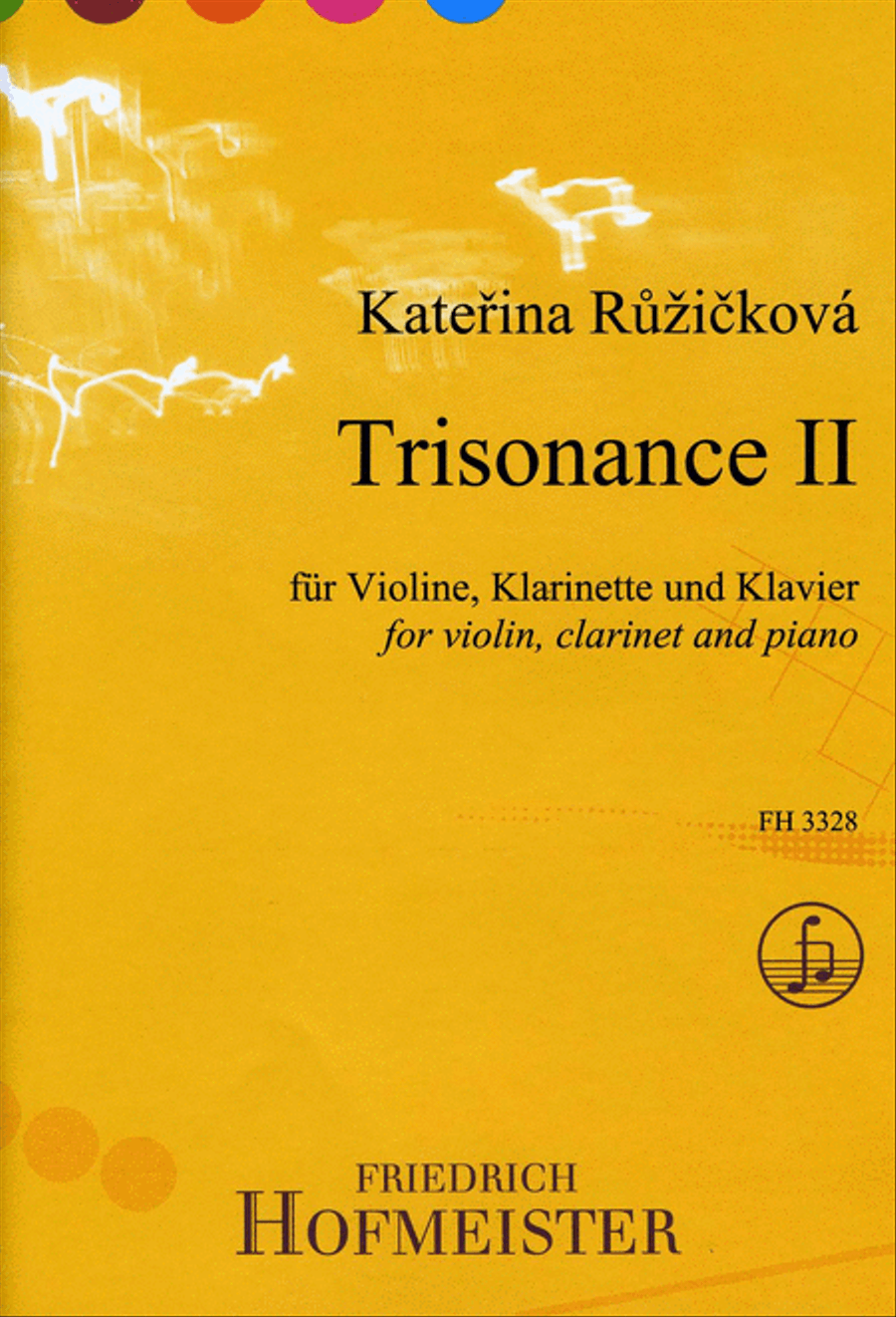 Trisonance II Trisonance II Clarinet scores gallery preview page 1