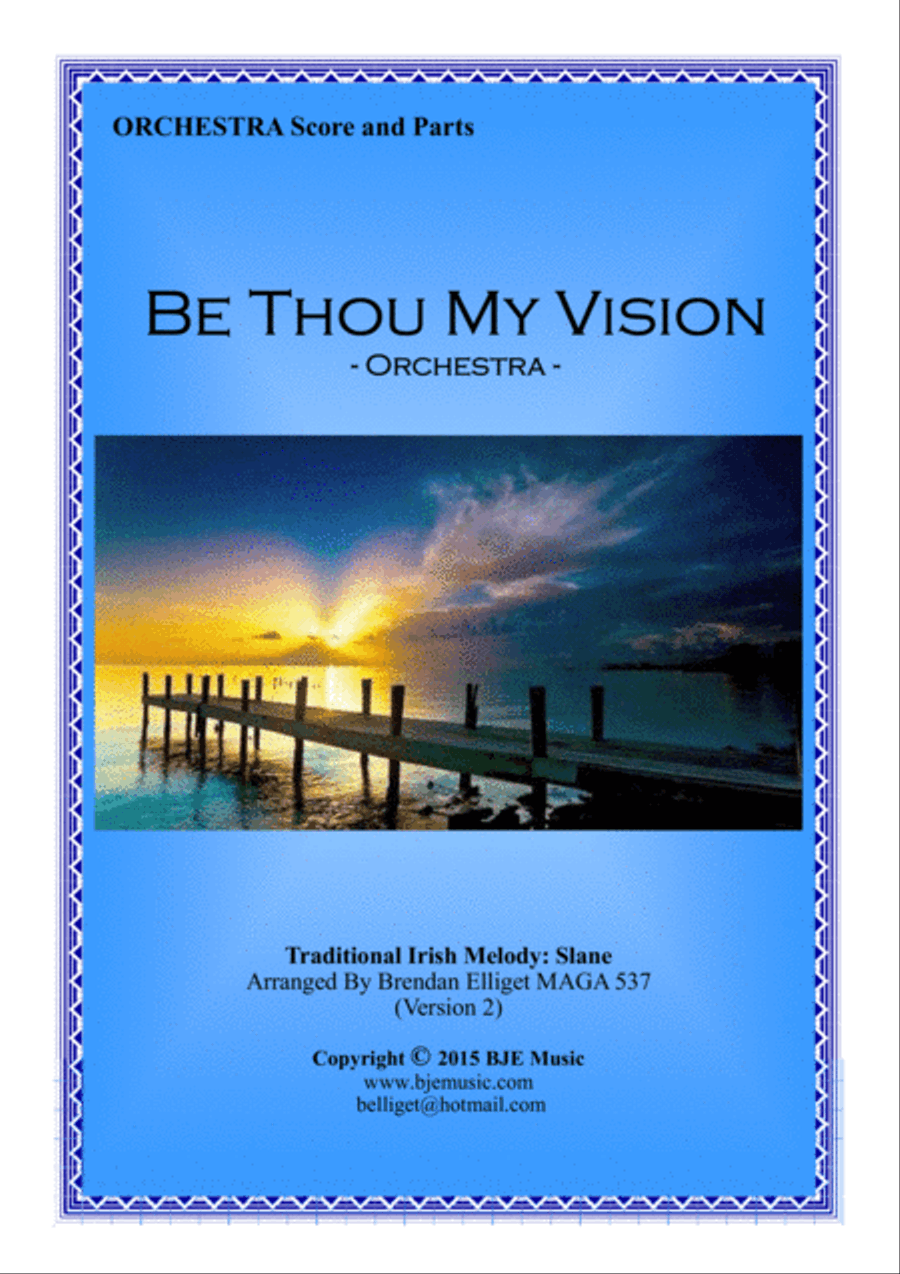Book cover for Be Thou My Vision - Orchestra