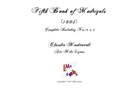 Monteverdi - The Fifth Book of Madrigals (1605) - Complete