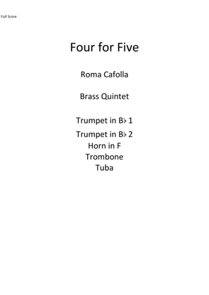 Book cover for Four for Five