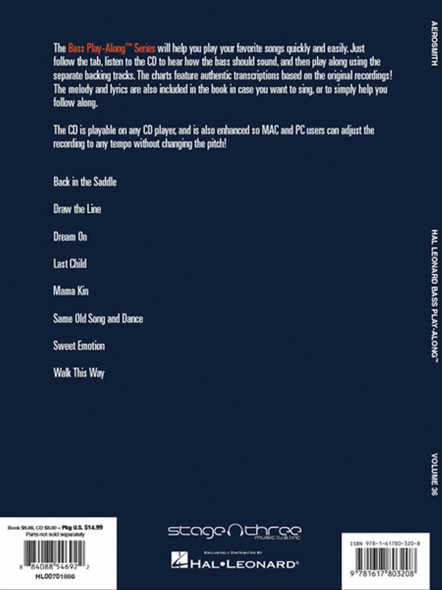 Aerosmith Aerosmith Bass Guitar Tablature scores gallery preview page 6