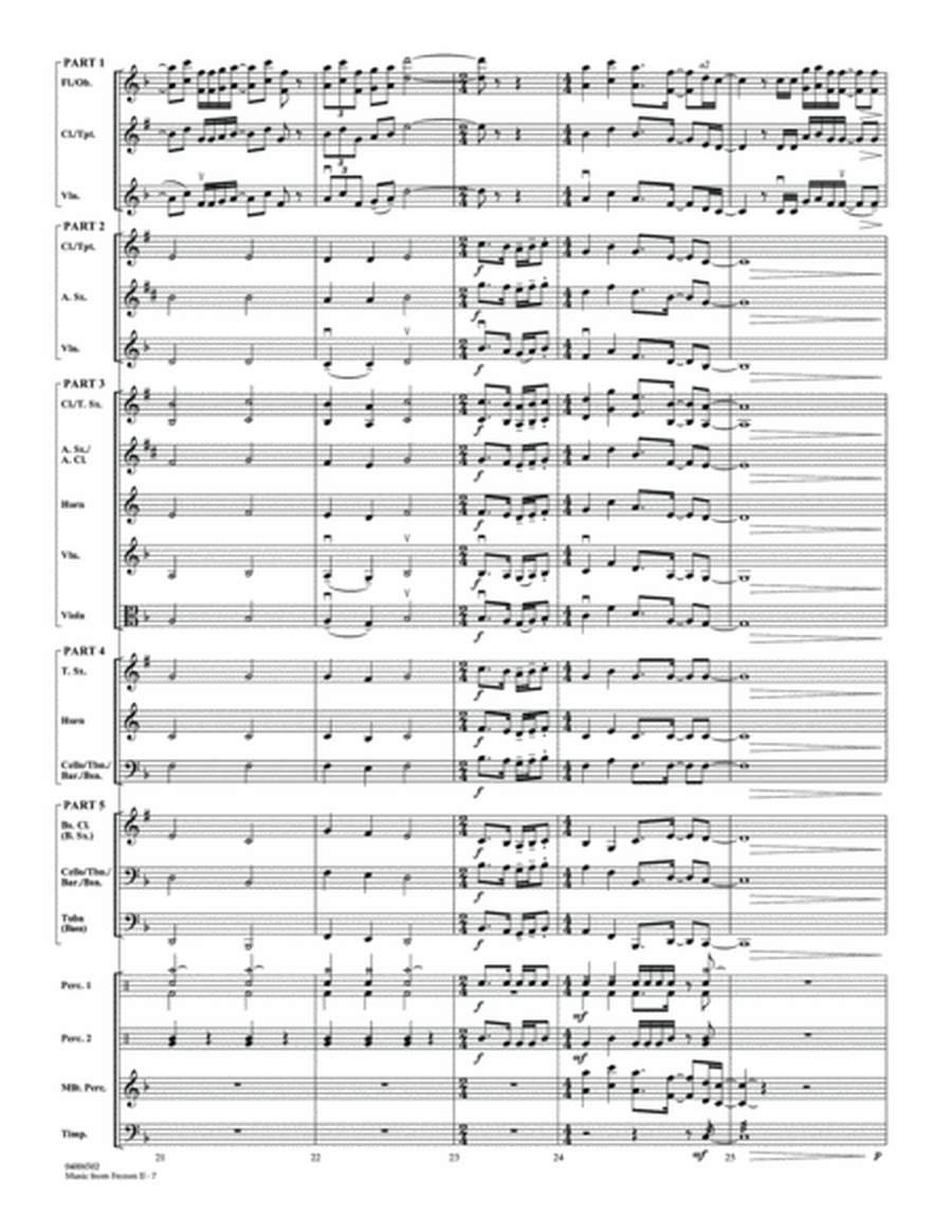Music from Disney's Frozen 2 (arr. Johnnie Vinson) - Conductor Score (Full Score)