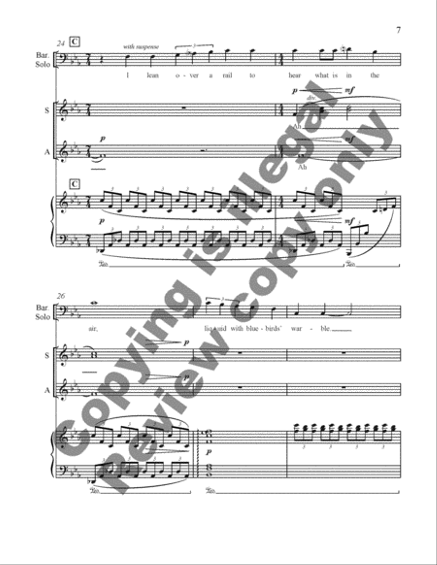 To Love This Earth: II. The Creatures 4-Part scores gallery preview page 21