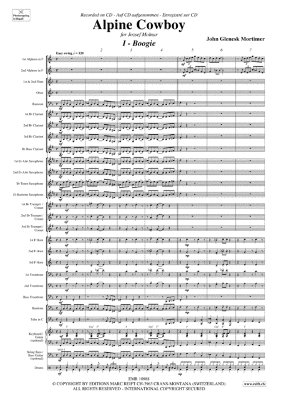 Alpine Cowboy Concert Band scores gallery preview page 4