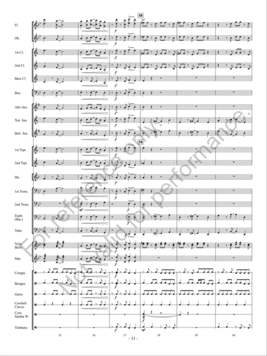 Calle Arriba! Concert Band scores gallery preview page 12