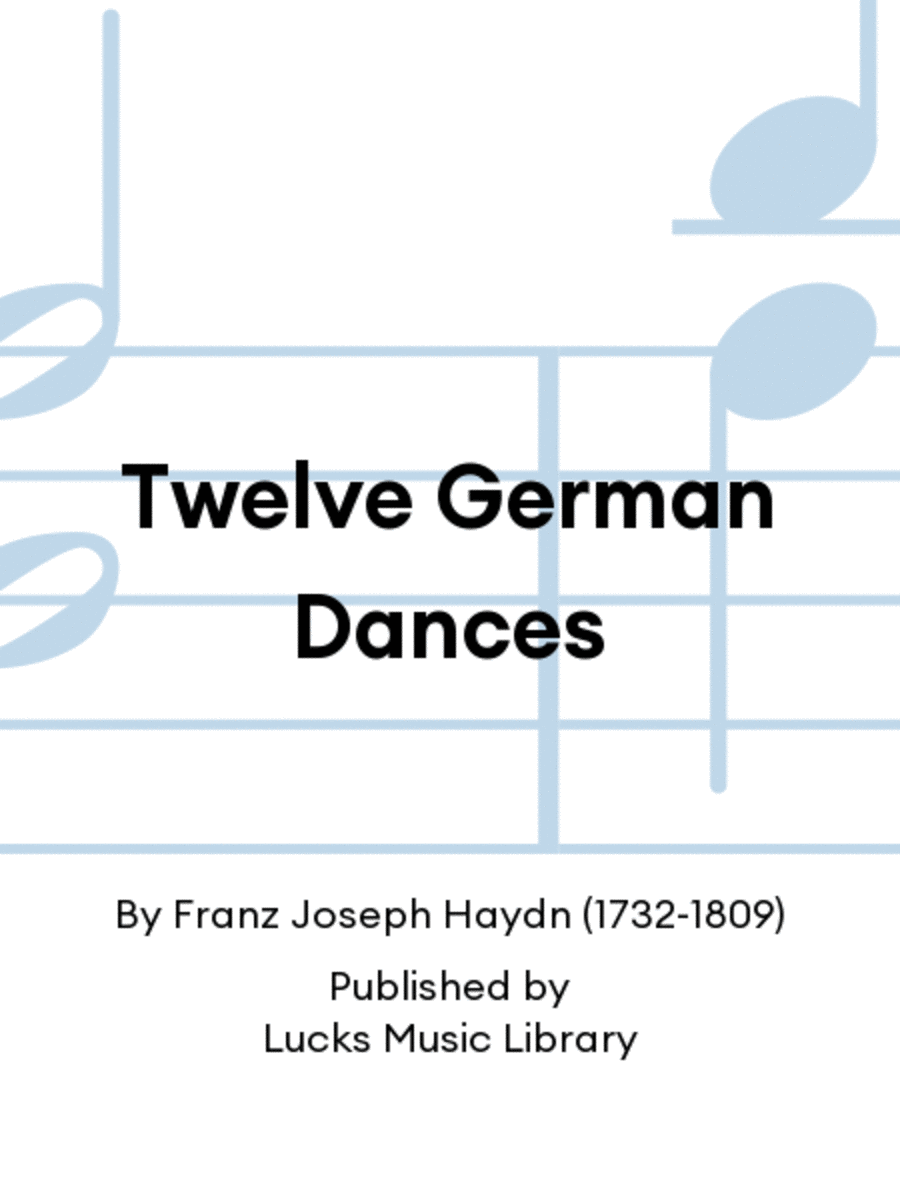 Twelve German Dances Set of Parts scores gallery preview page 1
